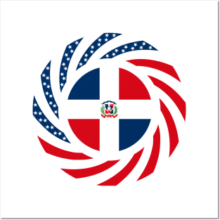 Dominican American Multinational Patriot Flag Posters and Art